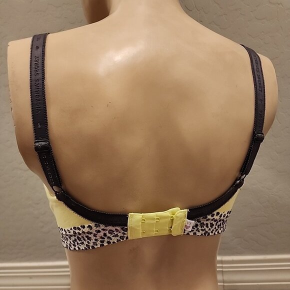 Victorias Secret Lined Perfect Coverage Bra 38DD Yellow Underwire - Picture 2 of 3